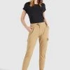 Khujo STACI - Pantalones Deportivos - Beige, Mujer