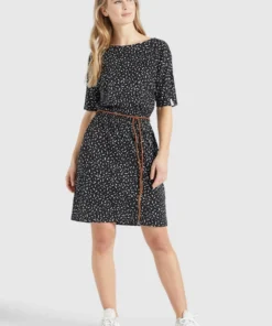 Khujo GABY - Vestido Ligero - Schwarz-weiß Gemustert, Mujer 4 Khujo GABY - Vestido Ligero - Schwarz-weiß Gemustert, Mujer -KHUJO Tienda 2b9753a6f569442d85dc93f14ed1e392