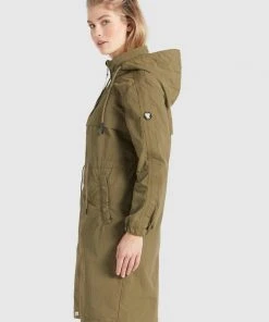 Khujo VOYA - Parka - Khaki, Mujer -KHUJO Tienda 2ceec290c0c64bbf93ee38e6ea275098