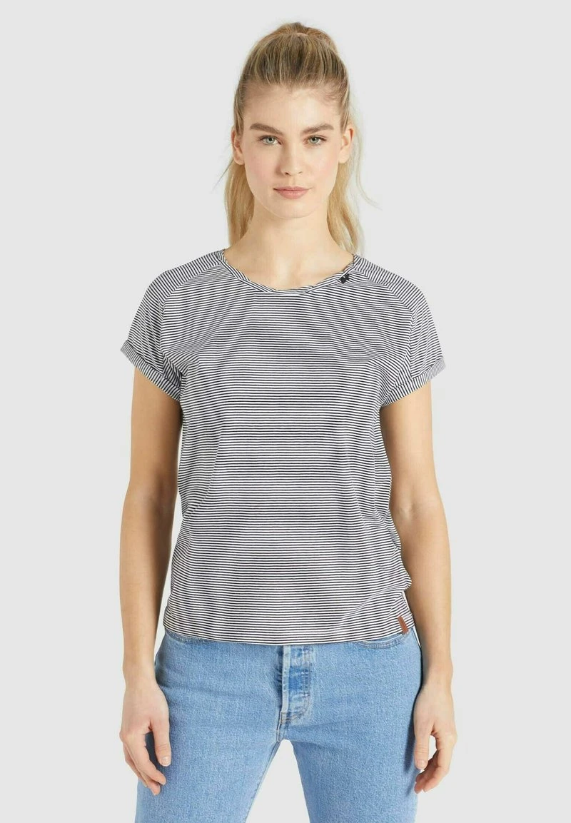 BABSI - Camiseta estampada - schwarz weiß gestreift Khujo BABSI - Camiseta Estampada - Schwarz Weiß Gestreift, Mujer -KHUJO Tienda 2d92aa43b20c4c29bf39f9978566a51a