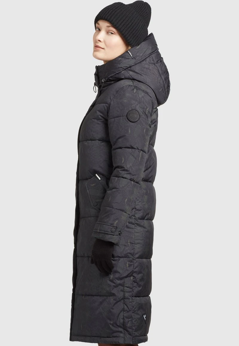 Khujo DAKOTA - Abrigo De Invierno - Schwarz Schlangenmuster, Mujer 4 Khujo DAKOTA - Abrigo De Invierno - Schwarz Schlangenmuster, Mujer - Imagen 4
