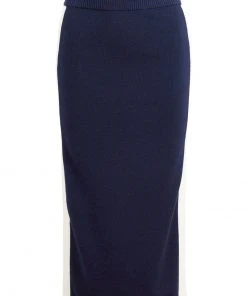 Khujo ROCK PRATA - Falda De Tubo - Blue/white, Mujer -KHUJO Tienda 2ece1797142e45bf82b7a4693a5782f6