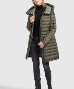 Khujo NIANA2 SHINE - Abrigo De Invierno - Dunkeloliv, Mujer -KHUJO Tienda 2edd5a48dd6c4a2fb2c3a3b184237fa0