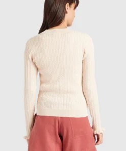 Khujo SUSTU - Chaqueta De Punto - Beige, Mujer -KHUJO Tienda 2f935985a7104765904570235354859a