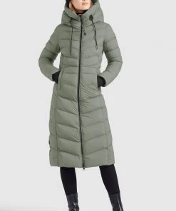 Khujo INGRAM MATT - Abrigo De Invierno - Graugrün, Mujer