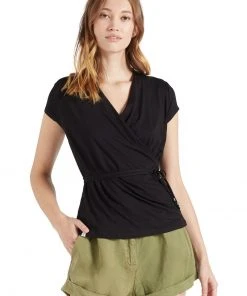 Khujo LETICIA - Camiseta Estampada - Schwarz, Mujer