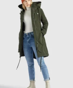 Khujo MARINA - Abrigo De Invierno - Dunkelgrün, Mujer -KHUJO Tienda 3269d78f69b946bca8ea18d6d675a7e7