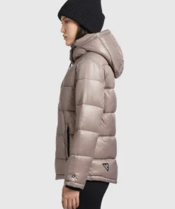 Khujo GERDA SHINY - Abrigo De Invierno - Taupe Glänzend, Mujer -KHUJO Tienda 32795966e1e64d859a930de42c3260ca