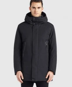 Khujo RACE - Abrigo De Invierno - Schwarz, Hombre