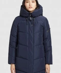 Khujo JORDIS - Abrigo De Invierno - Dunkelblau, Mujer