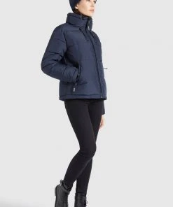 Khujo TUBA - Chaqueta De Invierno - Dunkelblau, Mujer -KHUJO Tienda 34bbcfbc0c6d43bea7d0e5cc8aa98a03