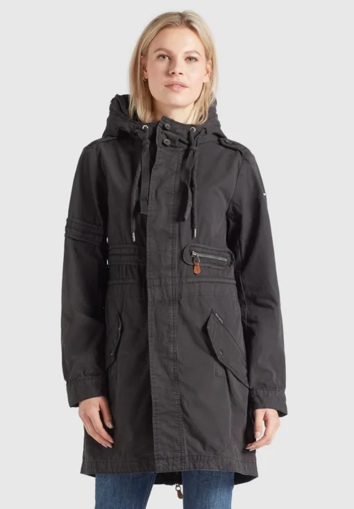 Khujo BANELE - Parka - Black, Mujer -KHUJO Tienda 350549ad73c44a6fb5ee0d9fe21f5643