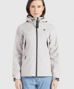 Khujo ROZA2 - Chaqueta Outdoor - Hellgrau, Mujer