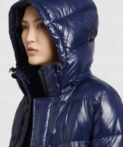 Khujo CORINNA SHINY - Abrigo De Invierno - Dunkelblau Glänzend, Mujer 5 Khujo CORINNA SHINY - Abrigo De Invierno - Dunkelblau Glänzend, Mujer -KHUJO Tienda 359cbacdf40e4bfba25f0263e36a624b