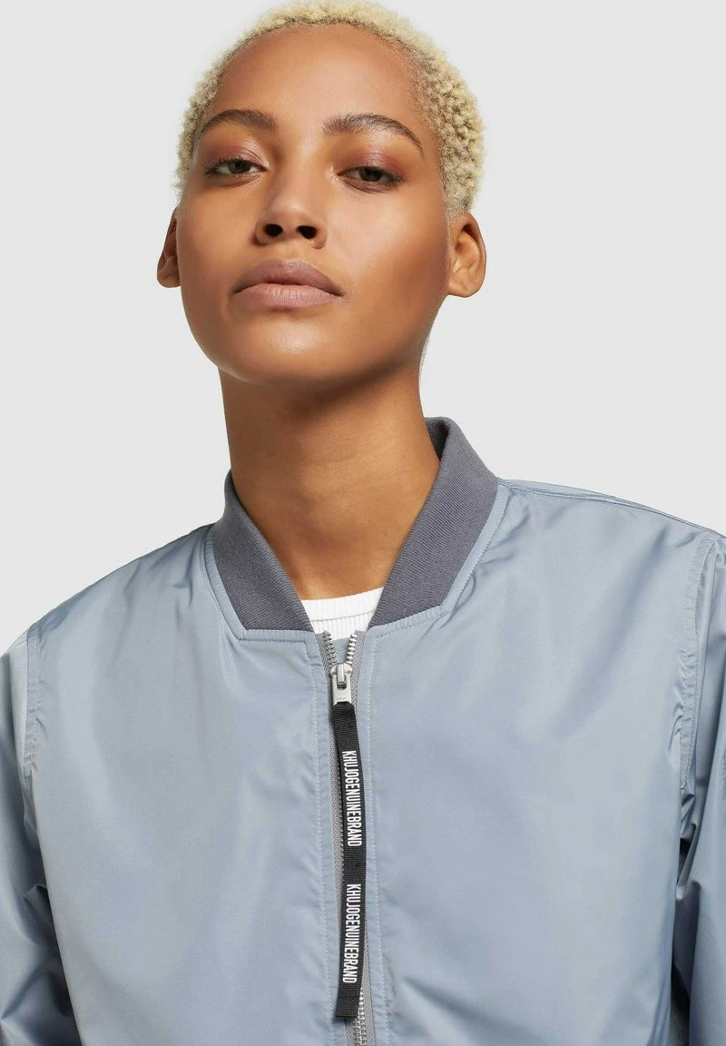 Khujo STENCE - Chaquetas Bomber - Blaugrau Hell, Mujer 5 Khujo STENCE - Chaquetas Bomber - Blaugrau Hell, Mujer - Imagen 5