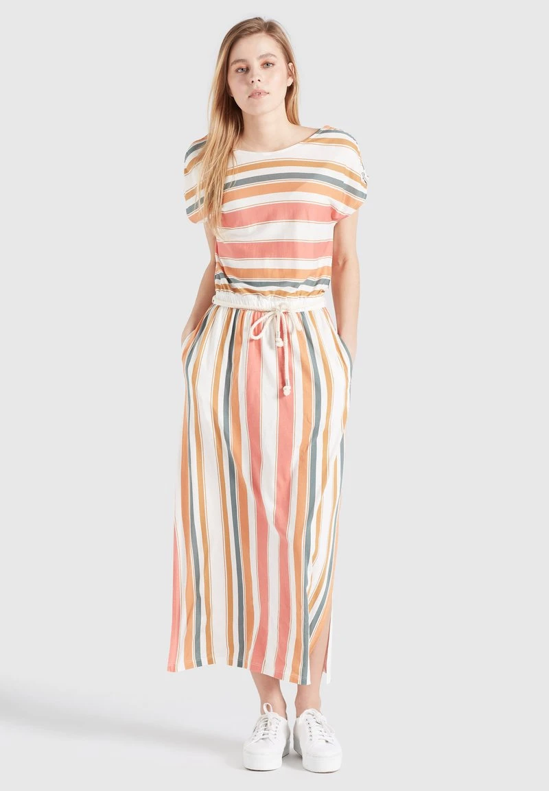DOREEN - Vestido largo - mehrfarbig gestreift Khujo DOREEN - Vestido Largo - Mehrfarbig Gestreift, Mujer -KHUJO Tienda 38814339eb2c47829dd71d3ae65c6b2f