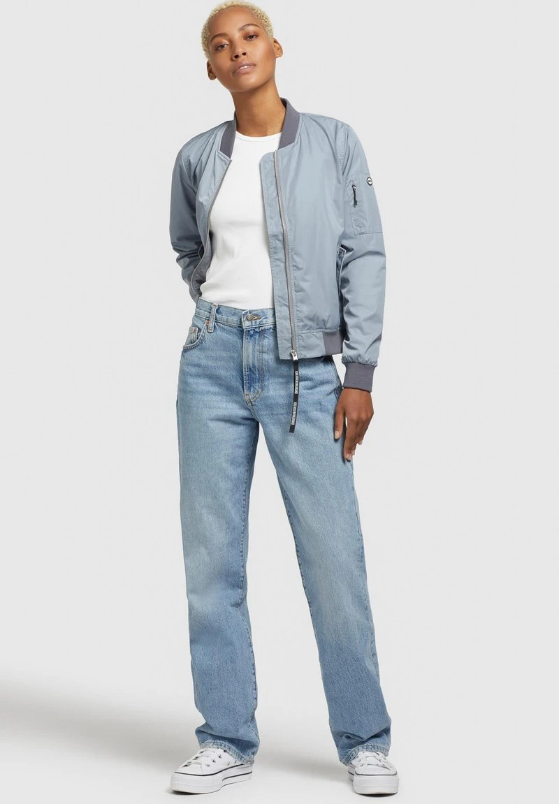 Khujo STENCE - Chaquetas Bomber - Blaugrau Hell, Mujer 2 Khujo STENCE - Chaquetas Bomber - Blaugrau Hell, Mujer - Imagen 2