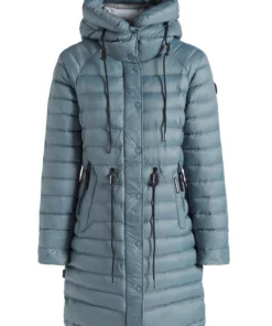 Khujo MANTEL NIANA SHINE - Abrigo De Invierno - Blaugrau, Mujer -KHUJO Tienda 39074367f6664f3bafeeda98440c9917
