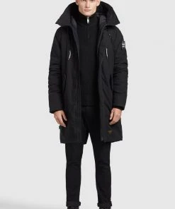 Khujo HAAK - Abrigo De Invierno - Schwarz, Hombre -KHUJO Tienda 39a65afd5ecb463a836ee60df361df13
