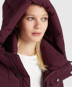 Khujo TORINO - Abrigo De Invierno - Weinrot, Mujer -KHUJO Tienda 3b9bccabcee34e56af60ab8e917d42a8