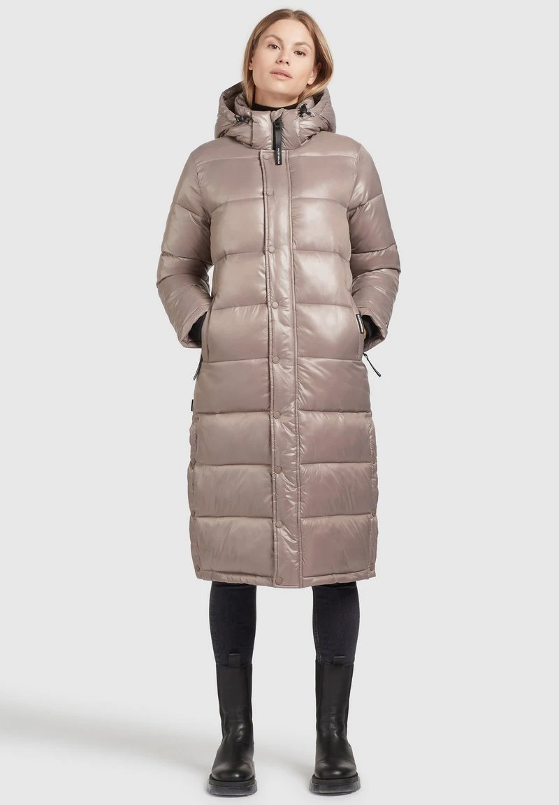 Khujo CORINNA SHINY - Abrigo De Invierno - Taupe Glänzend, Mujer 2 Khujo CORINNA SHINY - Abrigo De Invierno - Taupe Glänzend, Mujer - Imagen 2