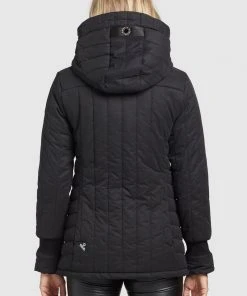 Khujo TWEETY PRIME5 PEACHED - Chaqueta De Entretiempo - Schwarz, Mujer -KHUJO Tienda 3cd628e965f14ab4af7c508fbb4c6815