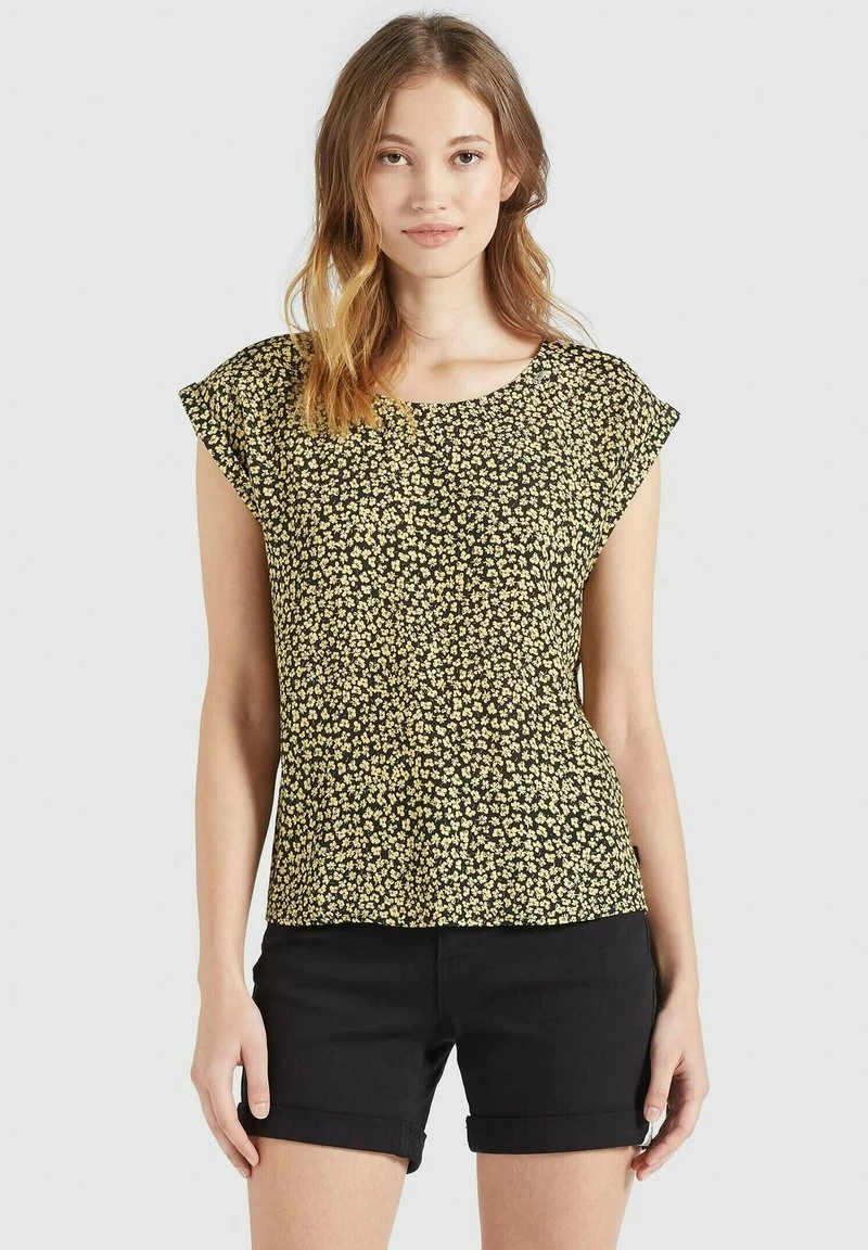 LOMBA - Blusa - schwarz-gelb geblümt Khujo LOMBA - Blusa - Schwarz-gelb Geblümt, Mujer -KHUJO Tienda 3df75ff7b78f4c4484c11b3a57972d92