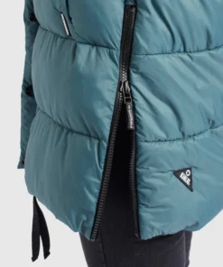 Khujo NIDALEE - Abrigo De Invierno - Blaugrau, Mujer -KHUJO Tienda 405ad3e3809c40619047e4e5393697a1