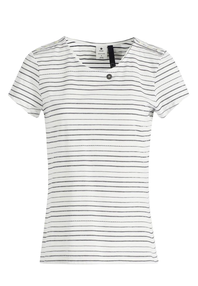 RAFAELA - Camiseta estampada - weiß-schwarz gestreift Khujo RAFAELA - Camiseta Estampada - Weiß-schwarz Gestreift, Mujer -KHUJO Tienda 415e60ffc26e4def82b1dd95bdee7dd9