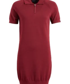 Khujo PANNA - Vestido De Punto - Dunkelrot, Mujer -KHUJO Tienda 42739eabe7a34062864bbaaadd5e553b