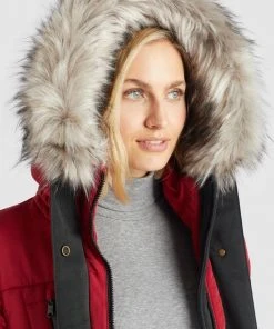 Khujo NIAMH - Abrigo De Invierno - Rot, Mujer -KHUJO Tienda 4414766abe114467b0ce6b7be4dc0c17