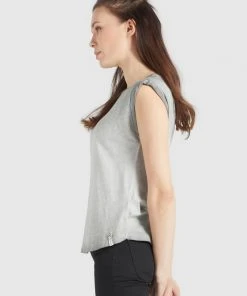 Khujo VIRGO - Top - Grau, Mujer -KHUJO Tienda 442a1593f4ac4680b84059e6976c7e06