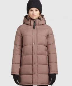 Khujo WENCKE MATT - Abrigo De Invierno - Altrosa, Mujer