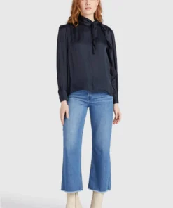 Khujo ASNAT - Blusa - Dark Blue, Mujer