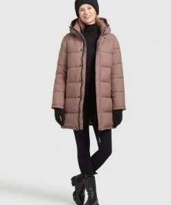 Khujo WENCKE MATT - Abrigo De Invierno - Altrosa, Mujer -KHUJO Tienda 471801b27d52400da92e75356fd262e7