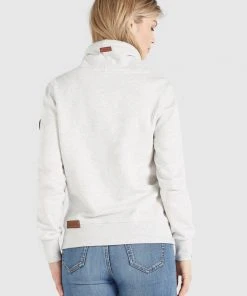 Khujo TEMPA - Jersey Con Capucha - Hellgrau Meliert, Mujer -KHUJO Tienda 4831ecedef854b1a901722c7bafac107