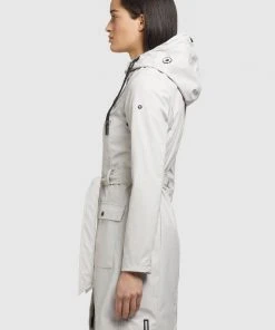 Khujo GLENNA - Impermeable - Hellgrau, Mujer 3 Khujo GLENNA - Impermeable - Hellgrau, Mujer -KHUJO Tienda 49cfda11039e46b0be6afd2f173151f3