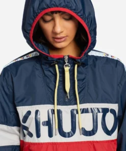 Khujo ELIANA - Cortaviento - Blue/white/red, Mujer -KHUJO Tienda 49dc21421a434f71be82a3a979d42235
