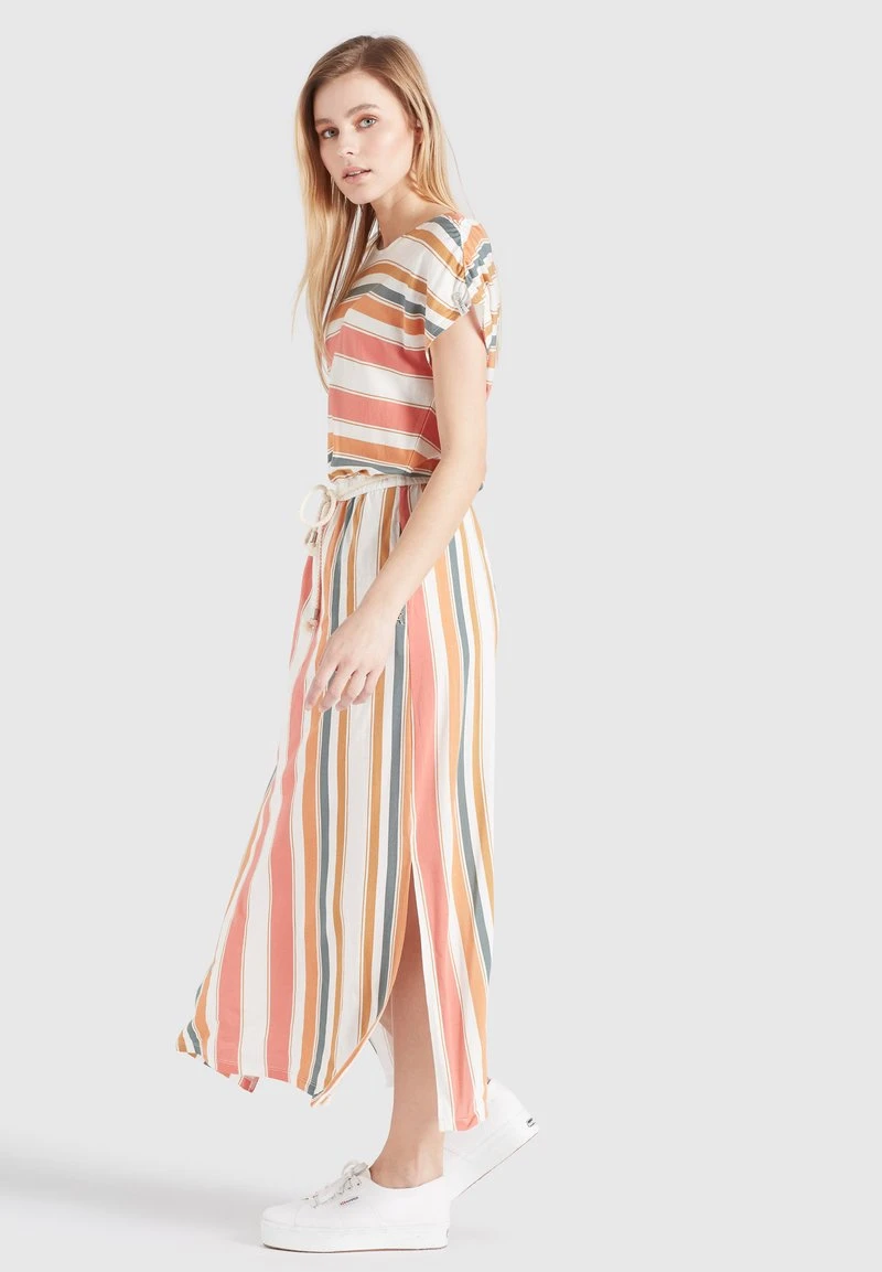 DOREEN - Vestido largo - mehrfarbig gestreift Khujo DOREEN - Vestido Largo - Mehrfarbig Gestreift, Mujer -KHUJO Tienda 4a38399ab6574e69b0562b55c153b748