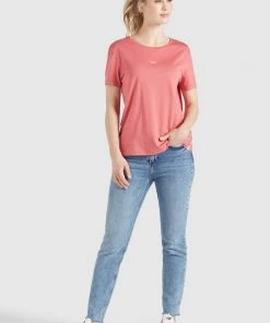 Khujo BANANI THANK YOU - Camiseta Estampada - Rosa, Mujer -KHUJO Tienda 4bbcd02db0964ed4b818c02ffbf68eee