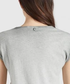 Khujo VIRGO - Top - Grau, Mujer -KHUJO Tienda 4ce1b484266c4fd2b8cc37c2e3083d26