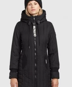 Khujo JERRY PRIME5 STRUCTURED - Abrigo De Invierno - Schwarz, Mujer