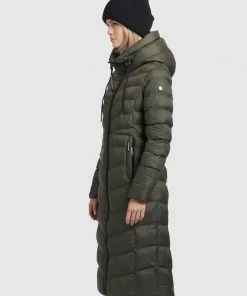 Khujo INGRAM SHINE - Abrigo De Invierno - Dunkeloliv, Mujer -KHUJO Tienda 4de6c925944d48d590a362dac24851fe