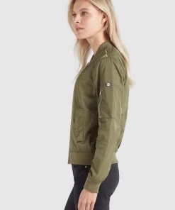 Khujo FENCY - Chaquetas Bomber - Khaki Pes, Mujer 3 Khujo FENCY - Chaquetas Bomber - Khaki Pes, Mujer -KHUJO Tienda 4e01cd5bc0be40c68b61b700afb44fb3