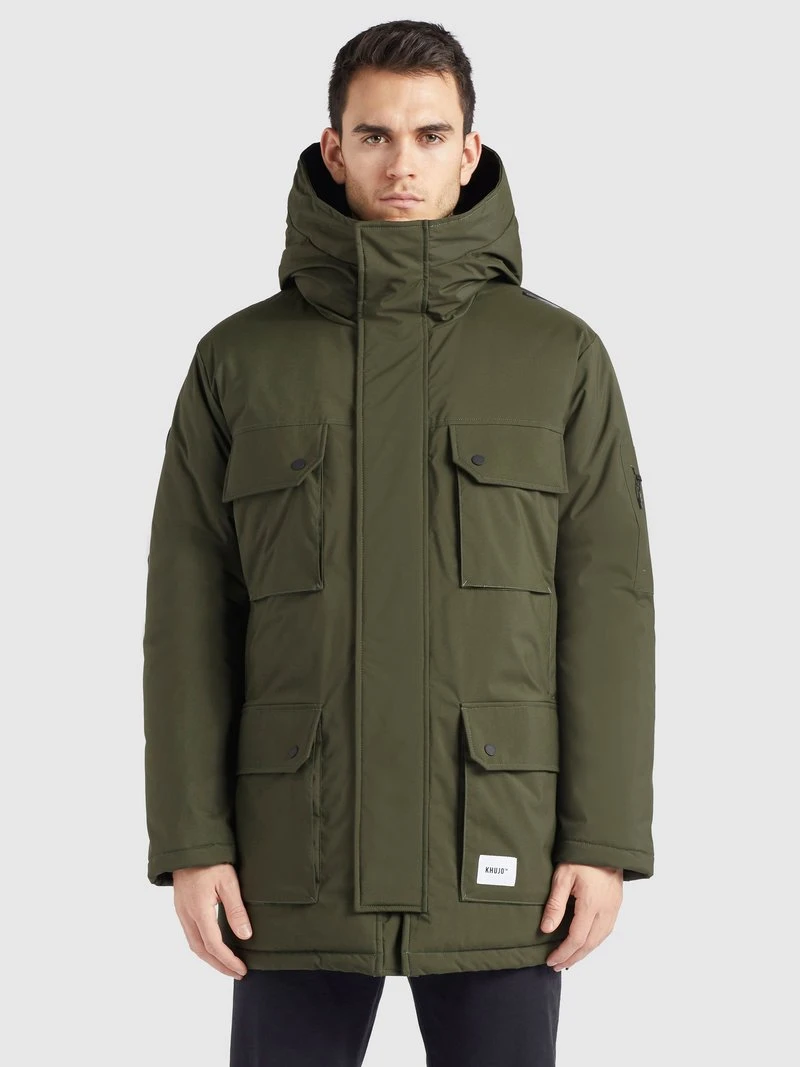 Khujo HAMLET - Chaqueta De Invierno - Dunkeloliv, Hombre 1 Khujo HAMLET - Chaqueta De Invierno - Dunkeloliv, Hombre