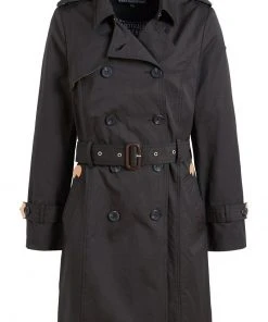 Khujo AMELE - Gabardina - Schwarz, Mujer -KHUJO Tienda 4ed94e4c87e544e7b6d1b30ea0fe12ef