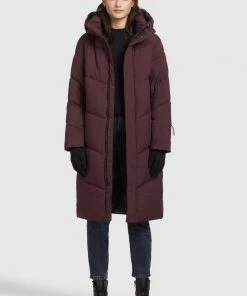 Khujo TORINO - Abrigo De Invierno - Weinrot, Mujer