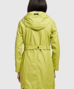 Khujo GLENNA - Impermeable - Giftgrün, Mujer -KHUJO Tienda 50020ae6abb34d30a5cca64ab48158cf