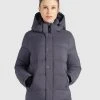 Khujo GERDA MATT - Chaqueta De Invierno - Grau, Mujer