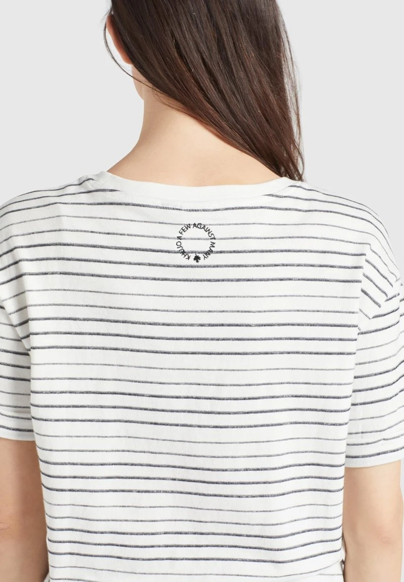AURELIA - Camiseta estampada - weiß schwarz gestreift Khujo AURELIA - Camiseta Estampada - Weiß Schwarz Gestreift, Mujer -KHUJO Tienda 50f96b0ad78a4cae88fded0818671514